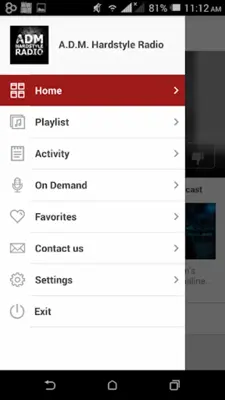A.D.M. Hardstyle Radio android App screenshot 0