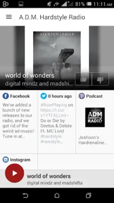 A.D.M. Hardstyle Radio android App screenshot 1